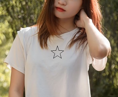 Vị trí thêu trên áo thun