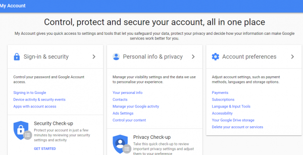 Backup di Gmail su disco rigido