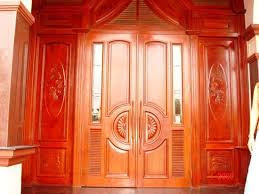 cửa gỗ đỏ cho phòng khách