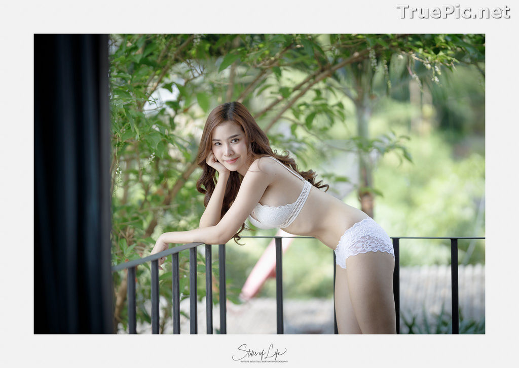 Image Thailand Model - Wisansaya Pakasupakul - White Lingerie and Black Monokini - TruePic.net - Picture-19