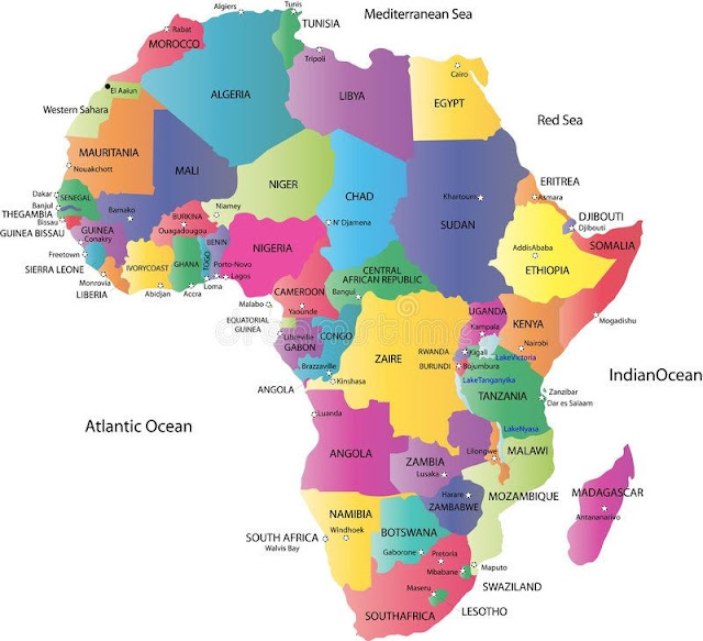 अफ्रीका महाद्वीप से संबंधित प्रश्न उत्तर (Most Important Facts of Africa Continent)