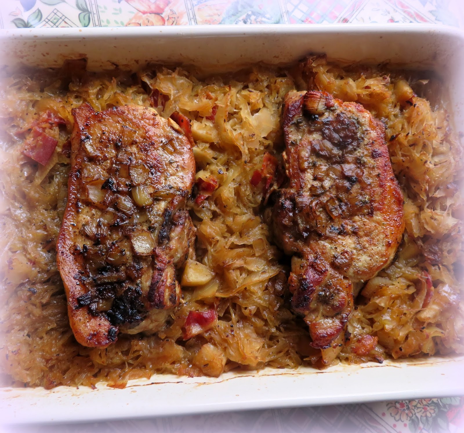 Pork Chops & Sauerkraut | The English Kitchen