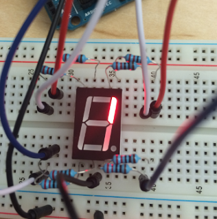 Mysta and Isabelle's Arduino Project : Counting with Seven Segment Dsiplay