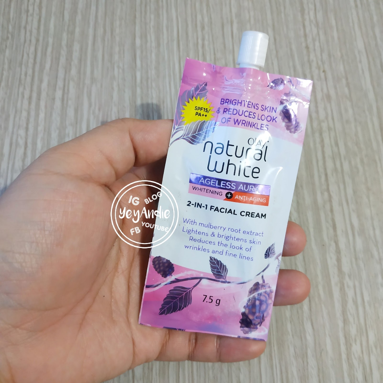 Olay Natural White Ageless Aura Whitening Cream Review New AntiAging