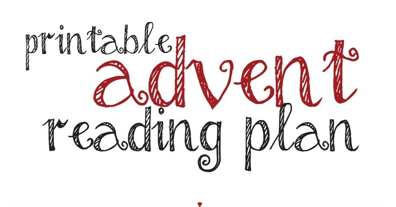 .: Printable Advent Reading Plan