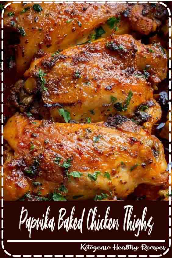 Paprika Baked Chicken Thighs Amazing Recipes Foods