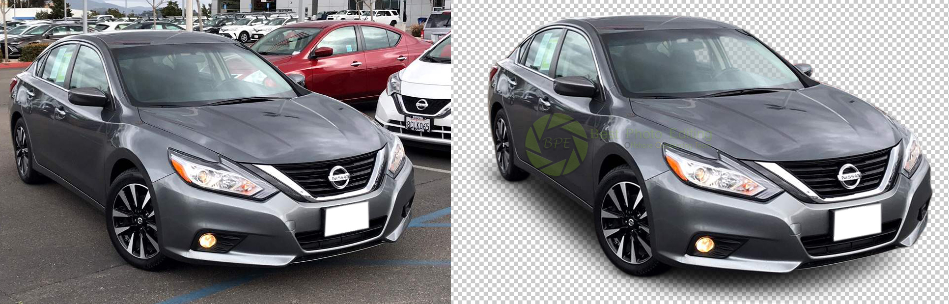 Automobile dealerships photo editing service