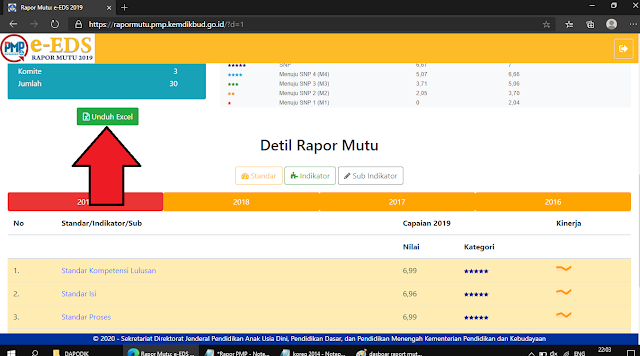 Cara Terbaru Cetak Rapor PMP 2019 Laman rapormutu.pmp