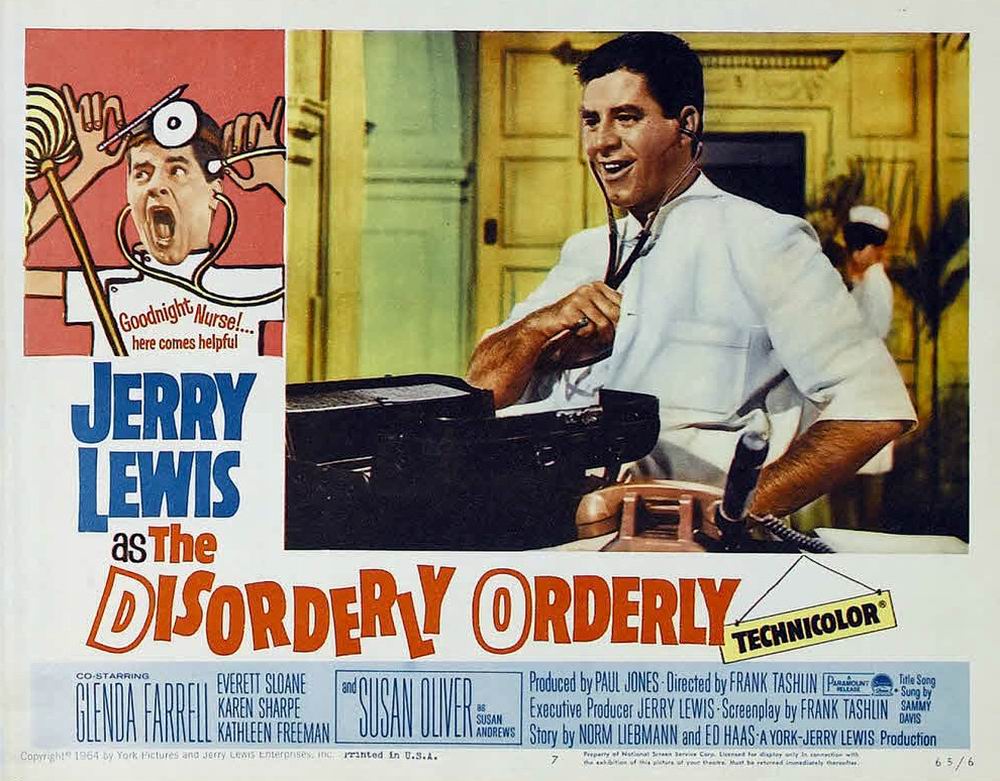 100 Years of Cinema Lobby Cards: The Disorderly Orderly (1964)