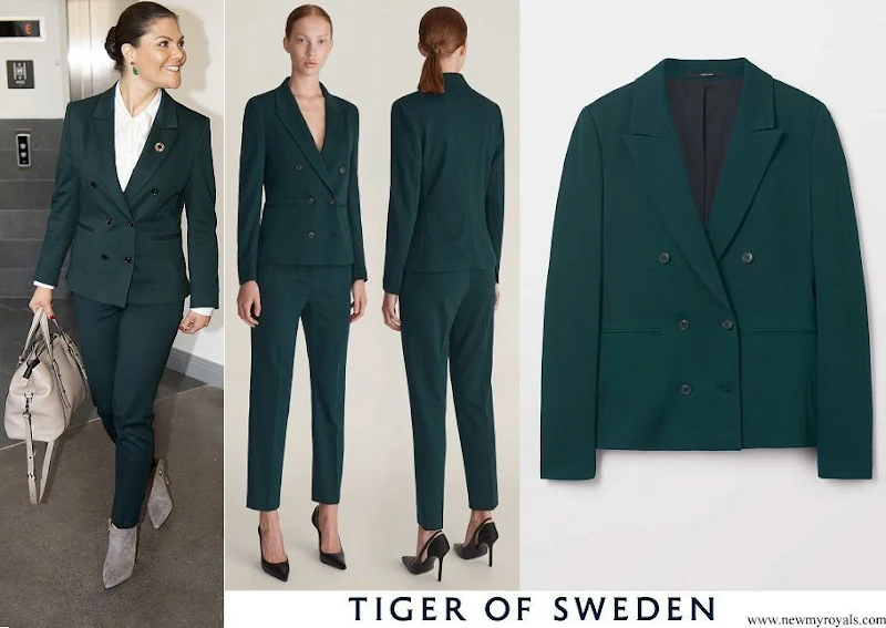 Crown Princess Victoria wore Tiger of Sweden Molena blazer