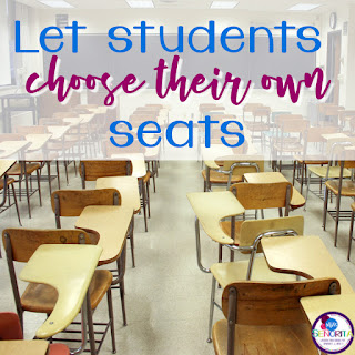 seats letting students their choose