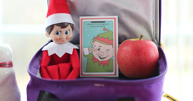 Free Printable Elf on the Shelf Jokes Perfect for Lunchbox Notes ...