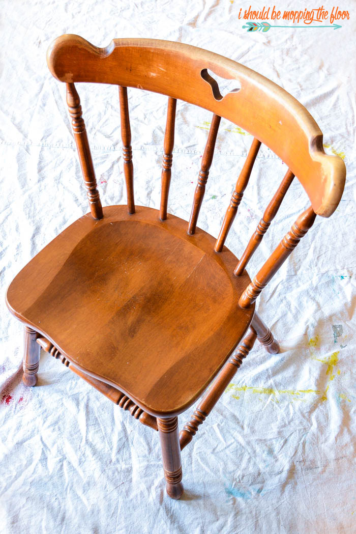 Table and Chairs Makeover with Chalk-Style Paint