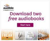 Download two free audiobooks from Audible.