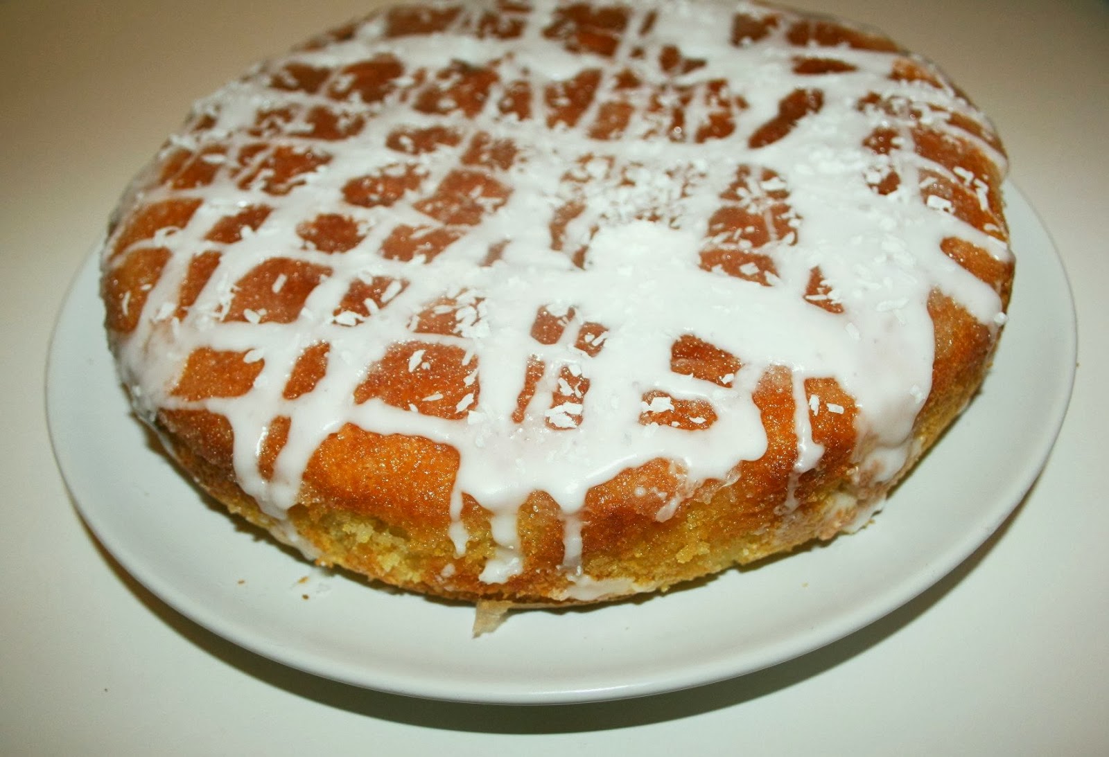 HARLEY WOOD RECIPE COCONUT AND LIME POLENTA DRIZZLE CAKE