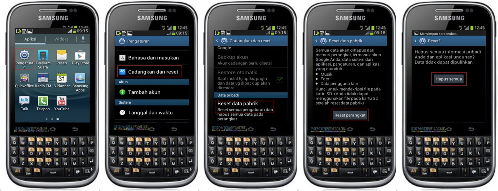 2 Cara Reset Android ke Pengaturan Pabrik - Repairs Ponsel