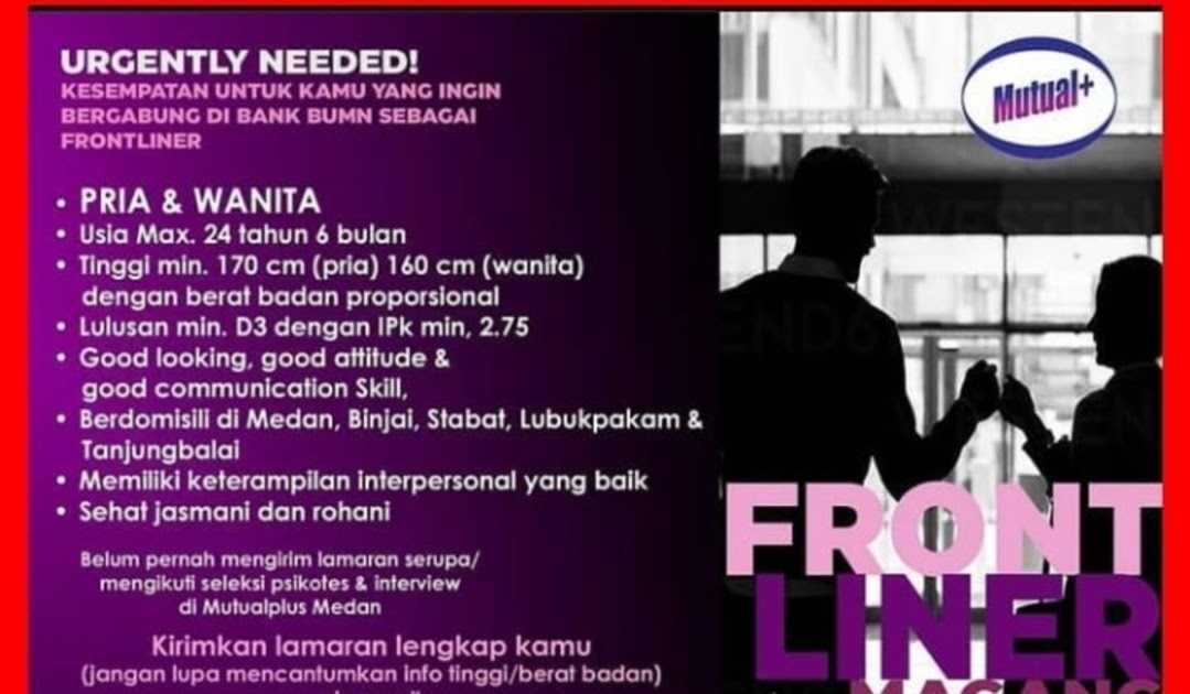 Lowongan Kerja D3 Di Pt Mutualplus Global Resources Medan Februari 2021 Lowongan Kerja Medan Terbaru Tahun 2021