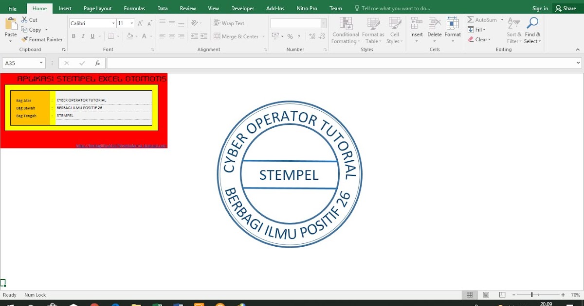 Download Aplikasi Stempel Excel Otomatis Bisa Edit 2019 Kholifah 26 Berbagi Ilmu Positif