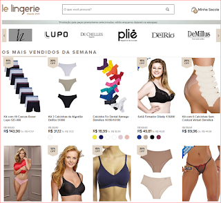 Le Lingerie: Melhores marcas de lingerie e ótimos preços tudo on line.