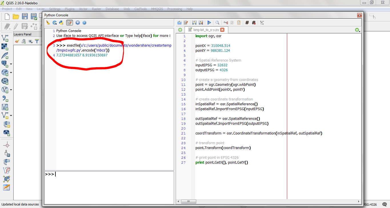 Geospatial Solutions Expert: Convert Projected coordinates (Northings ...
