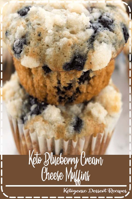 Food Crystal 88 Keto Blueberry Cream Cheese Muffins