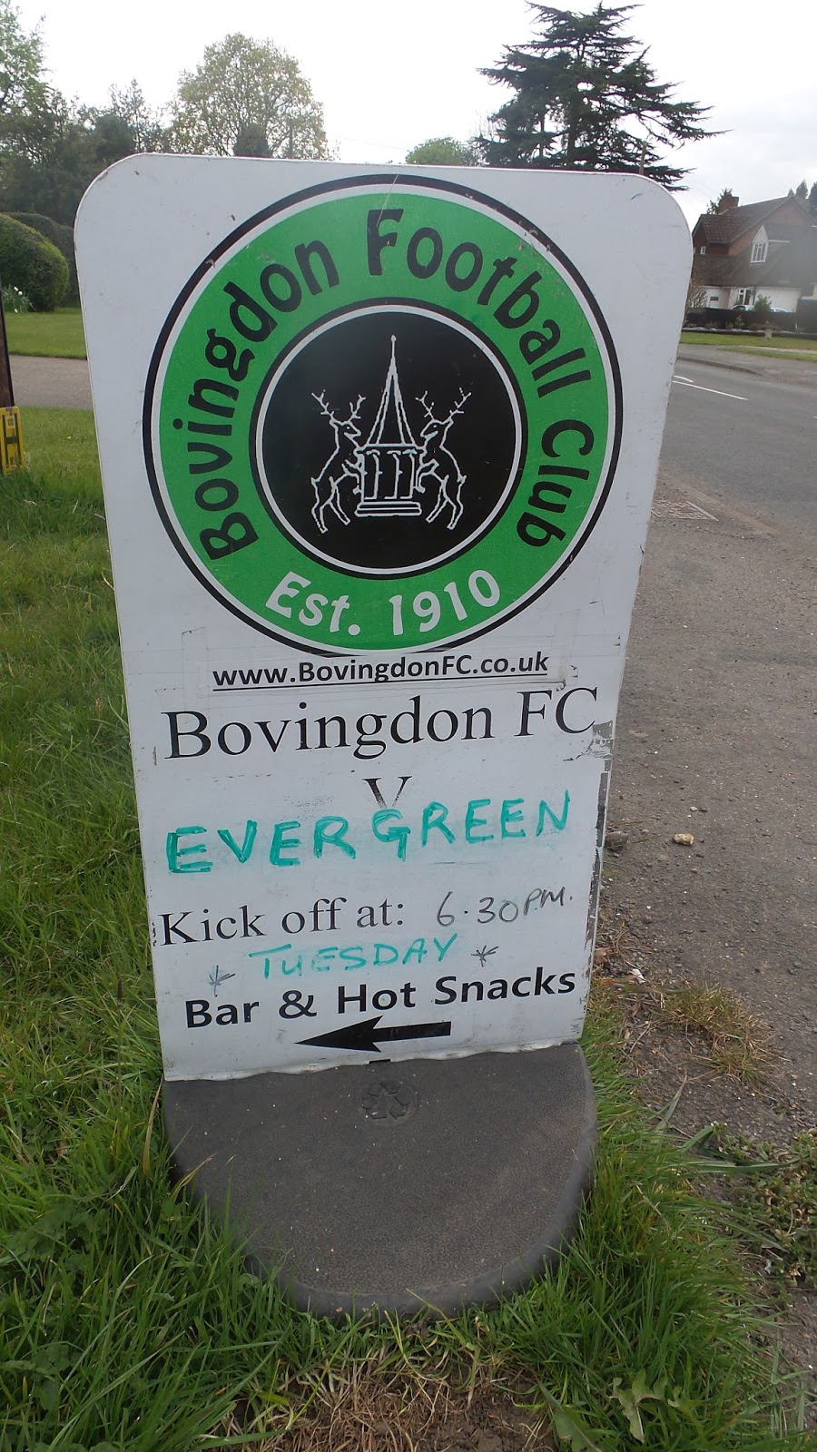 The Wanderer Bovingdon FC Green Lane
