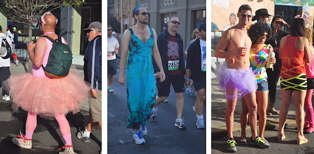 Bay to Breakers in San Francisco drag men males Bay to Breakers San Francisco