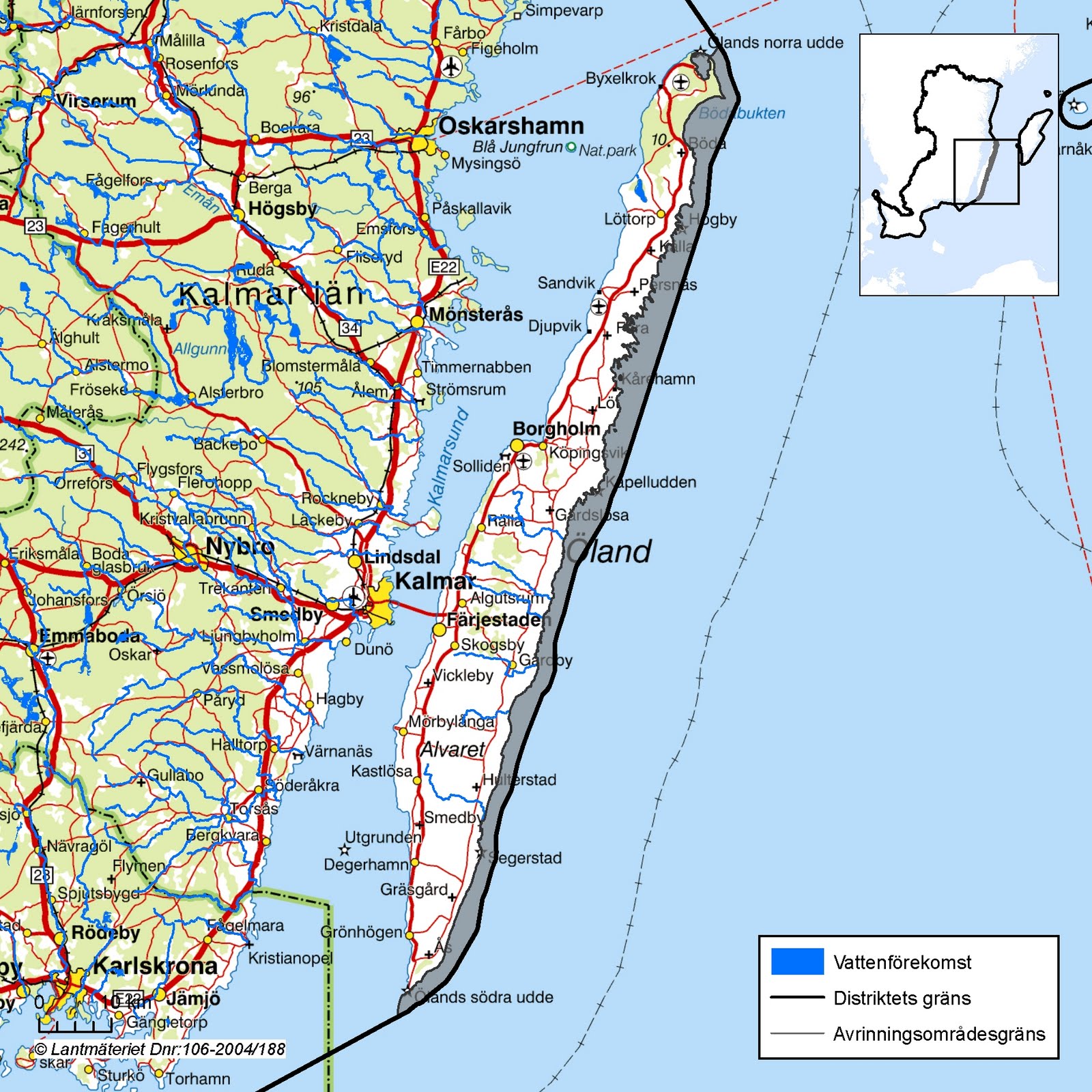 öland karta Figur 4. karta över öland där vindkraftverk och öland karta Figur 4. karta över öland där vindkraftverk och