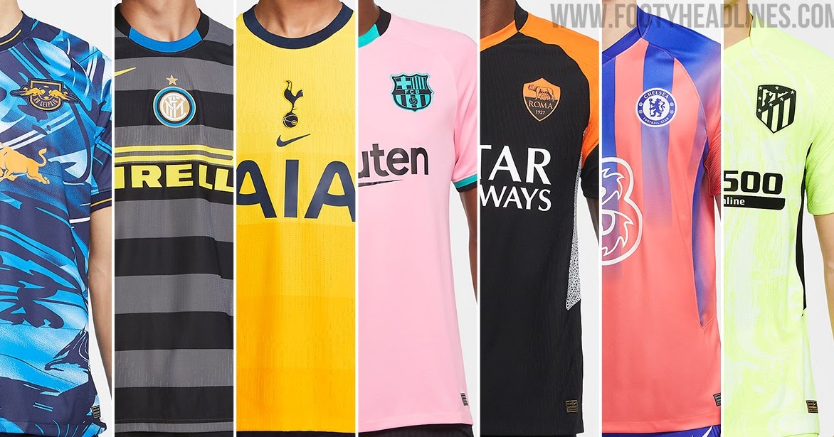 Nike Third Kits Revealed - Atletico, Barcelona, Chelsea, Inter & More - Footy Headlines