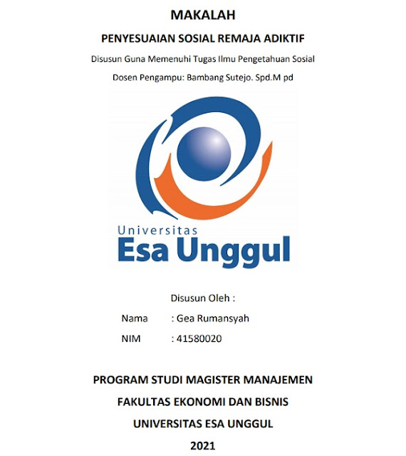 Contoh Cover Makalah