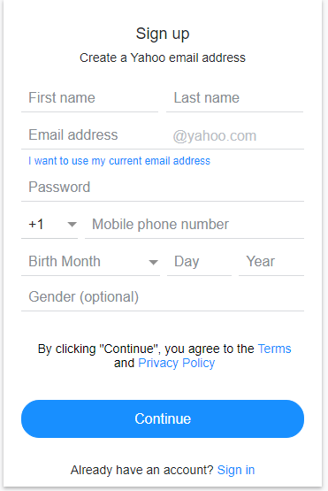 Yahoo mail sign up || how to create account on yahoo - 99infonewz