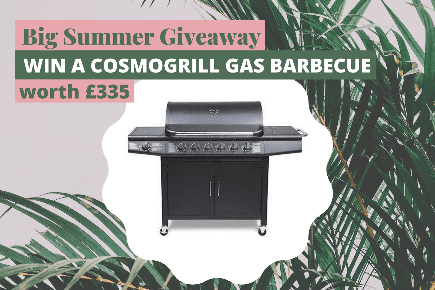 CosmoGrill barbecue 6+1 Pro Gas Grill BBQ 
