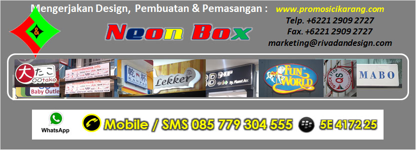 Support Pemasangan Neon Box Murah dan Berkualitas