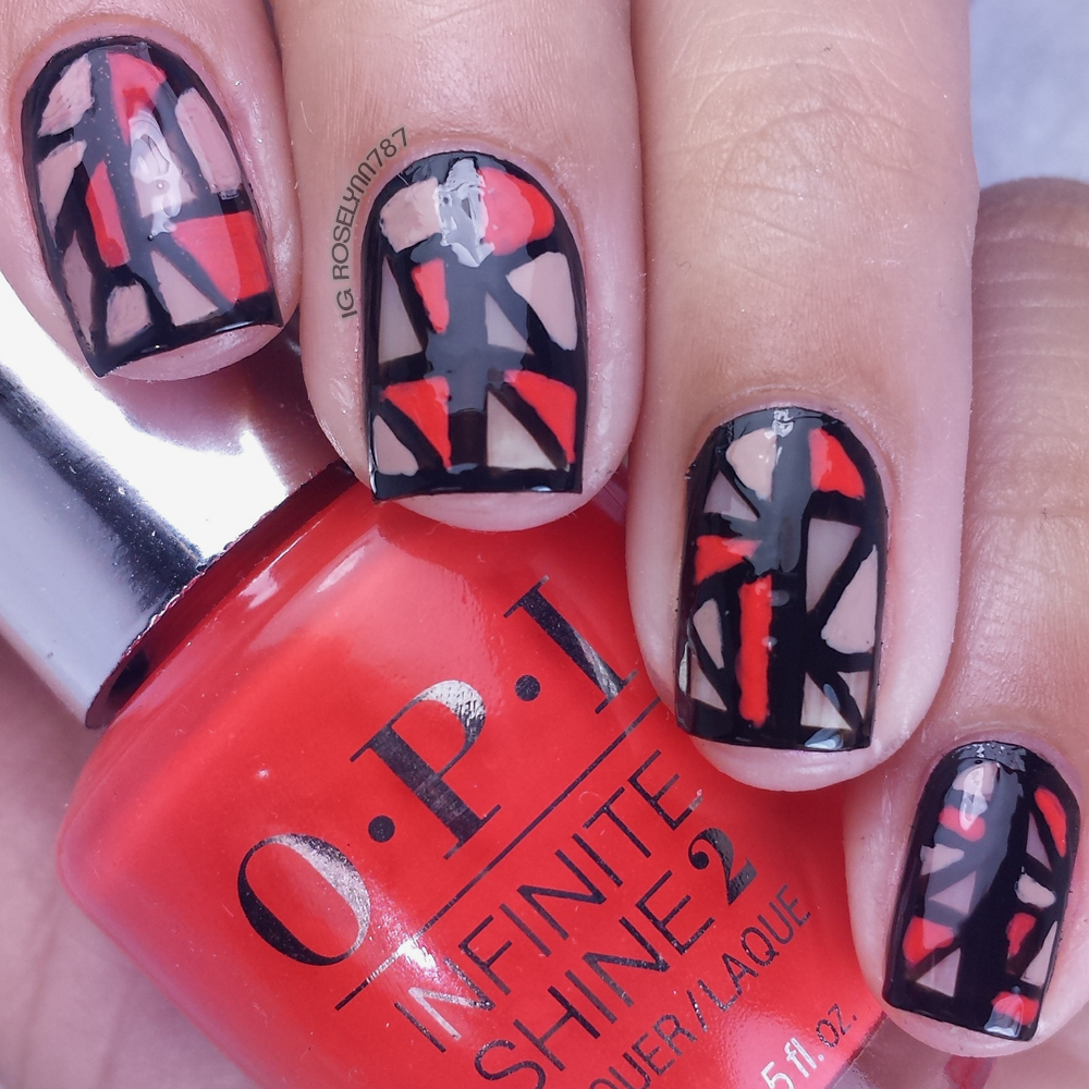 Nail Art Tutorial - Geometric Negative Space