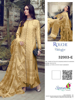 Saniya Trendz Rouche pakistani Suits