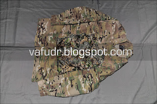 Bionic 3D maple leaf camouflage cloak on 5.11 Tactical TDU Multicam Shirt for pattern comparison