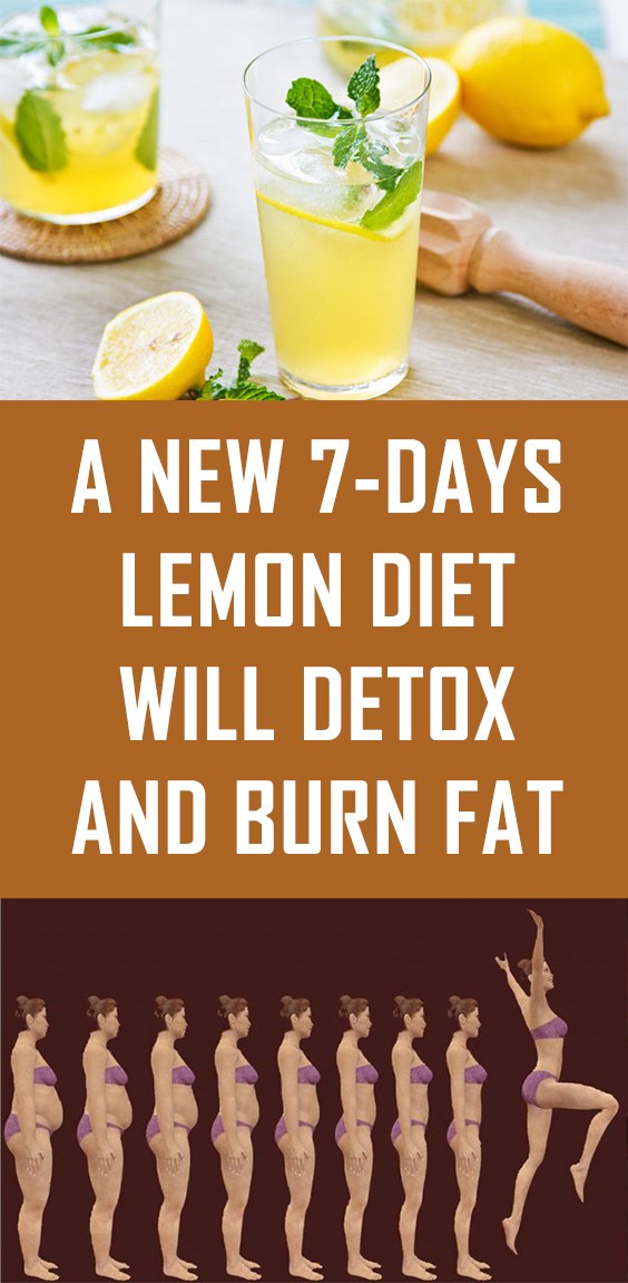 A New 7Days Lemon Diet Will Detox and Burn Fat Healthy Clear