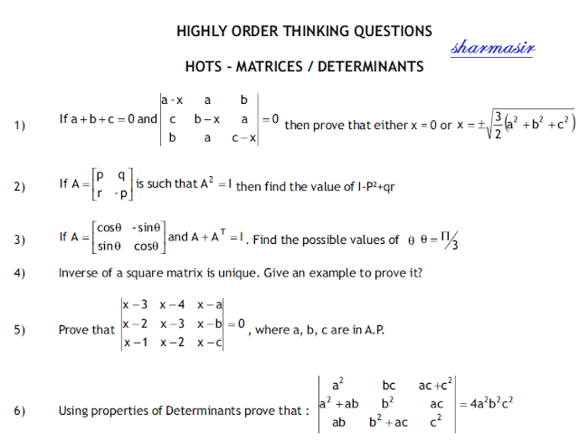 Matrices and determinate,important question for matrix,square matrix,inverse matrix, Matrices and determinate,important question for matrix,square matrix,inverse matrix,