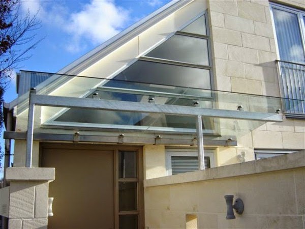 Effective ideas for a canopy made of glass
