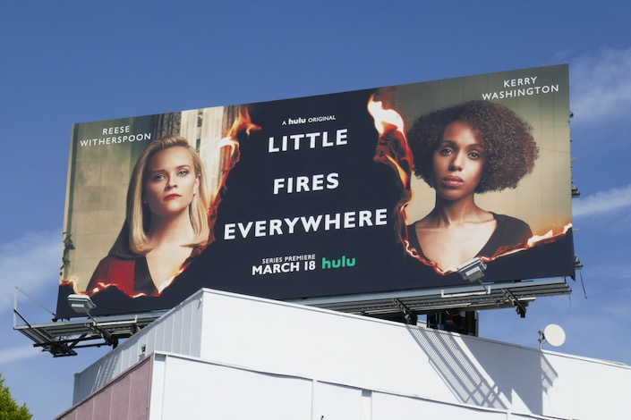 Little Fires Everywhere series premiere billboard Little Fires Everywhere series premiere billboard