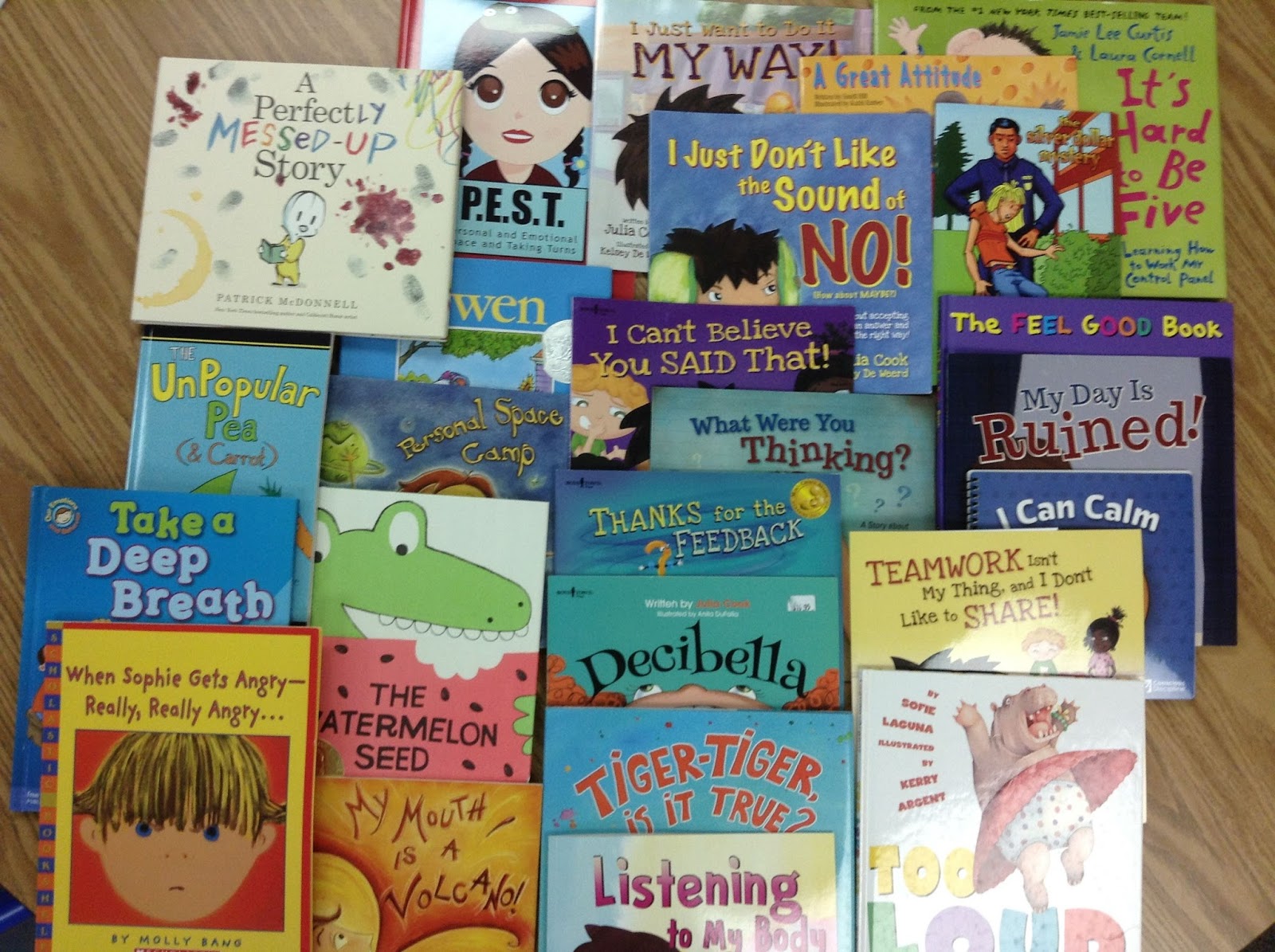 Elementary Counseling Blog SelfRegulation Books