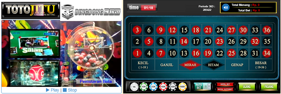 TOTOJITU Togel Online Live Dingdong Indonesia Permainan Judi Live