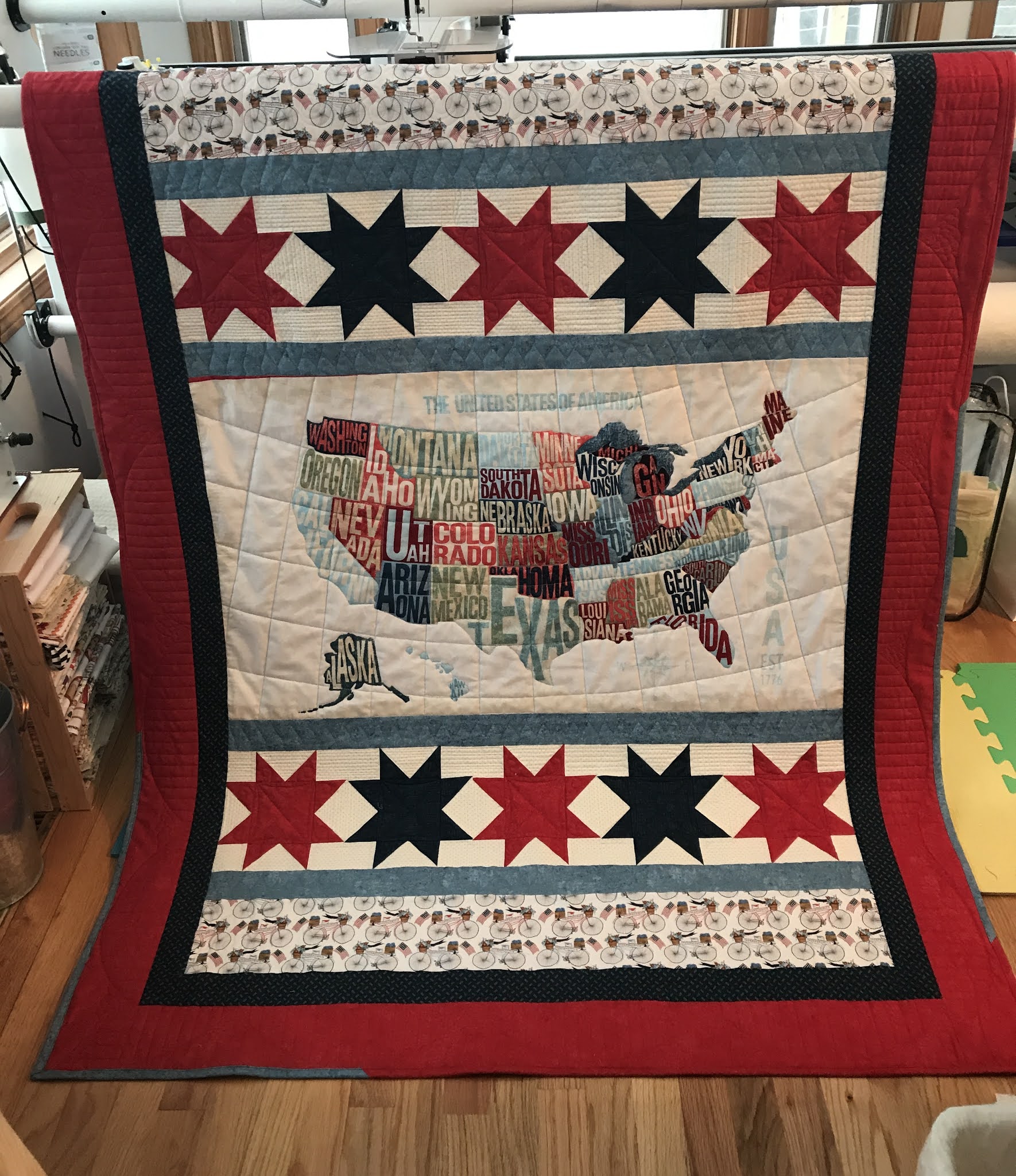 Quilting at the Lake