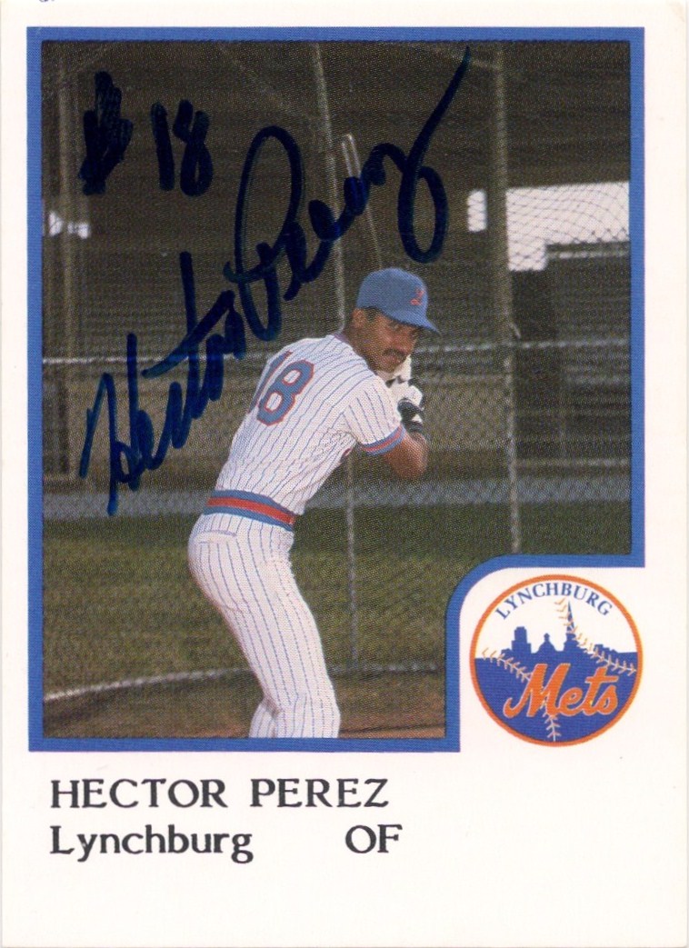 1986 PROCARDS PROJECT HECTOR PEREZ