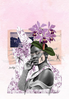 Colagem Lupita Nyong'o por Maria Rosa Colagem Lupita Nyong'o por Maria Rosa