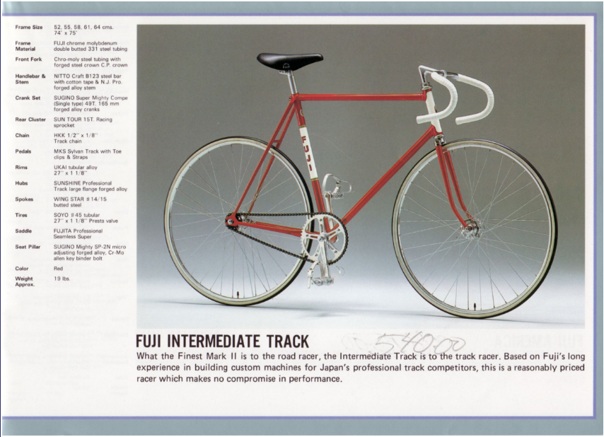 CATALOGUES FUJI FUJI 1982