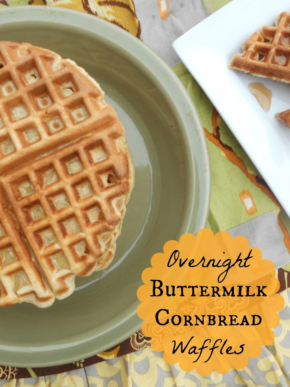 Overnight Buttermilk Cornbread Waffles Ally's Sweet & Savory Eats