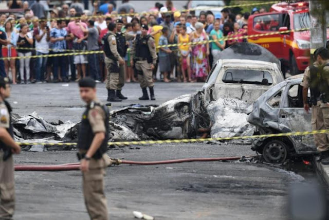 Três pessoas morreram em queda de avião em Belo Horizonte