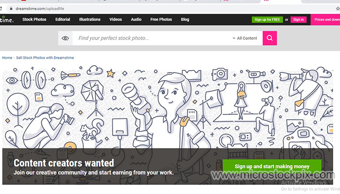 How To Register To Become A Dreamstime Contributor