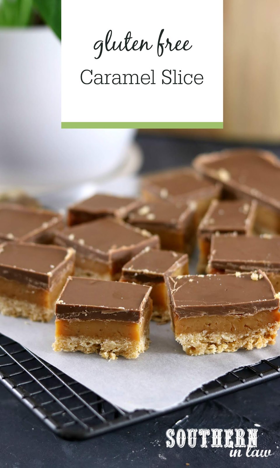 Southern In Law Recipe Easy Gluten Free Caramel Slice (Egg Free!)
